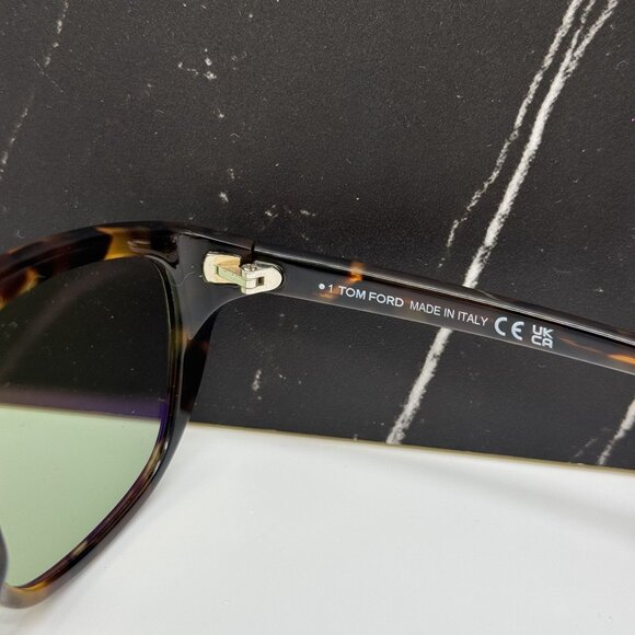 NEW TOM FORD EDWARD-02 TF1002 52N SUNGLASSES FT1002/S 52N UNISEX HAVANA - Picture 7 of 8